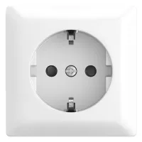 Busch-jaeger Enchufe Schuko® Safety+ 16 A Blanco Alpino - Busch-balance® Ap (20 Eapbj-524), 2tka00005527