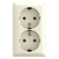 Busch-jaeger Enchufe Doble Schuko® Safety+ 16 A Blanco - Busch-balance® Ap (202 Eapbj-522), 2tka00005532