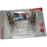 Juego De 2 Bombillas Halógenas T25l E14 40w Long. 81mm, Diám. 23mm 484000008834, 9029791929 Wpro