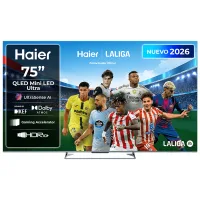 Haier - TV Mini LED 189,2 cm (75”) Haier M90 H75M90GUX 4K UHD, 144?Hz, Google TV, HDR10+, Dolby Vision IQ, Dolby Atmos.