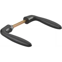 Thirard – Béquille Beluga Marron Pour Porte – Carré 7mm – Boîtier Acier Embouti – Mécanisme Anti-crochetage – Installation Sans Entaillage