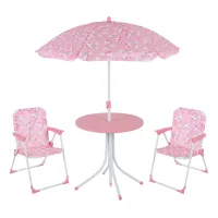 Set De Camping Para Niños Con Sombrilla Ajustable