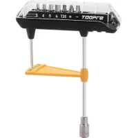Torque Wrench 3/4/5/6mm T25 Bicycle Repair Tools Wrench Black--