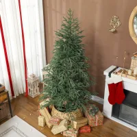 Árbol De Navidad De Abeto De 1,8 M Con Puntas Densas Y Realistas, Fácil De Armar - Verde