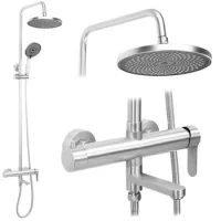 Juego De Ducha Rea Arcos Brush Nickel