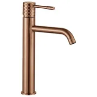 Grifo Del Lavabo Rea Lungo High Brush Copper