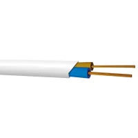Rollo 100m Manguera Plana (2x1.5mm) Blanco