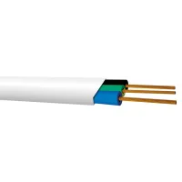 Manguera Flexible Plana H07v-k 3x1.5mm, 50m, Blanco
