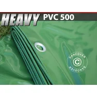 Lona 6x14m, Pvc 500g/m², Verde