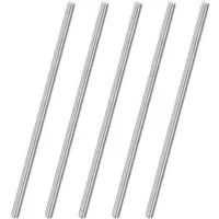 Juego De 5 Varillas Totalmente Roscadas, M10 X 300 Mm, Rosca Derecha En Acero Inoxidable 304, Para Pernos De Anclaje/abrazaderas/soportes De Fijación De Muebles, Tornillos De Rosca Métrica