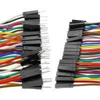 Cable Alambre Puente Dupont 40 Pines Hembra A Macho 0.20 M Multicolor