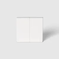 Teclas Y Tapas Para Mecanismos Luxe 990 Blanco Interruptor Doble Pulsador