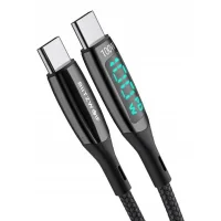 Cable Usb Tipo C Blitzwolf De 1,8 M, Color Negro, 1 Unidad.