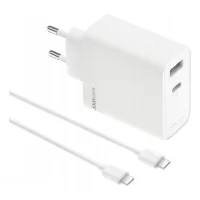 Cargador De Pared Realme Supervooc De 80 W Con Dos Puertos Gan + Cable Usb-c (1 Unidad).