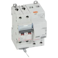Disjoncteur Différentiel Monobloc Dx³6000 10ka Arrivée Haute Et Départ Bas À Vis 2p 230v À 400v - 16a - Typeac 300ma - Legrand