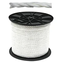Cable Trenzado, Blanco, Fibra Única, Pe, 200 M