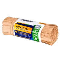 Wrapped Stofix Alambre Tubular Plano 12 Cm - 1000 Uds. - Stocker