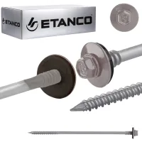 Tornillos Gtrw Sp A19 6,4/7,0x190mm Ral 9007