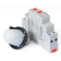 Interruptor Crepuscular Modular 1din Cr201di Control Automático De La Iluminación
