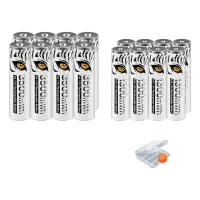 Pilas Recargables, Cargador Usb, Alta Capacidad, 8aa 8aaa