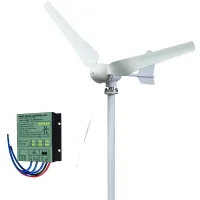 Generador De Turbina Eólica, 4000 W De Potencia, Diseño De Eje Horizontal, Con Controlador Gratuito, 4000 W, 48 V