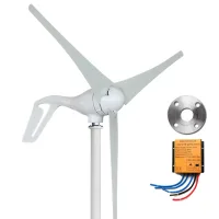 Generador De Turbina Eólica, 400 W De Potencia, Ajuste Automático De Dirección, 400 W, 3 Palas Mppt-a, 24 V-a