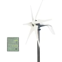 Generador De Turbina Eólica, Potencia De Salida De 1000 W, Compatibilidad Versátil Con Baterías, 12 V Ca, Con Controlador Mppt-b, 1000 W E
