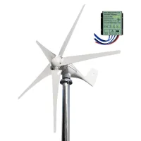 Generador Eólico, Diseño Impermeable, Fácil Instalación, 12 V Ca, Con Control Mppt Ca, 3000 W