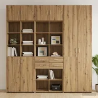 Vidaxl Cabinete De Almacenamiento Con Estanterías Roble Artisan