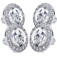 Pomos Redondos De 30 Mm Con Cristales Brillantes Y Diamantes De Imitación Para Puertas Y Cajones De Armarios De Cocina, Color Plata.
