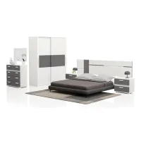 Dormitorio Ataneq Air 4c Plus Blanco - Grafito (ancho) X (alto)