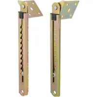 2 Bisagras Ajustables, Barra De Elevación De 250 Mm, 10 Posiciones, Para Sofá Cama Y Escritorio, Soporte De Esquina Ajustable.