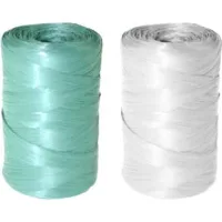 Rafia Sintética En Cono 200 G - Color Verde