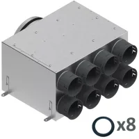 Caja De Derivación Spiroflex Sx Ws8x75 8 Conectores Aislada Robusta