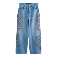 Next Vaquero  azul denim / menta