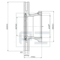 PETERS ENNEPETAL 106.212-00A Disco de freno