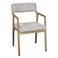Silla De Madera Tapizada Kumsu 49x87x59