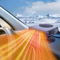 Calefactor Para Coche, Desempañador Portátil De Parabrisas, Ventilador De Calefacción Y Enfriamiento Rápido 12v 200w