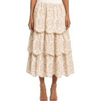 Fulgor Falda  beige