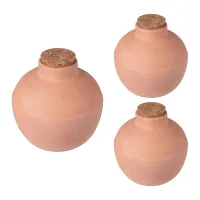 Juego De Ollas De Riego, 800 Ml, Paquete De 3, Recipientes De Arcilla