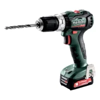 Metabo - Taladro De Percusión 12 V Li-ion 2x 2,0 Ah 45 Nm Ø Taladrar Madera 25 Mm - Powermaxx Sb 12 Bl