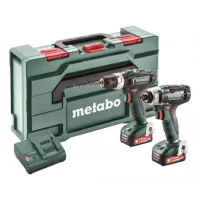 Metabo 685167000 Set 2.7.2 12v Li-ion Powermaxx Sb12 + Powermaxx Ssd12bl + 2x Li-power 12v 2ah + Sc30 Con Maletín
