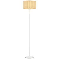 Lampara De Pie Retro Pantalla De Plastico Interruptor De Pie Color Blanco 211743843 211743843 211743843