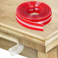 Protector De Esquinas Para Bebés De 2 M, Protector De Esquinas Para Muebles Y Parachoques De Seguridad, Protección De Bordes Suaves Con Adhesivo Fuerte Pre-pintado Mejorado.