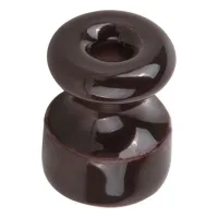 Aislador De Porcelana 19x24 Mm Para Cable Trenzado – Varias Colores