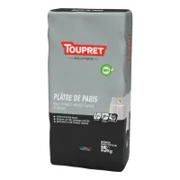 Toupret de paris yeso en polvo 15 kg, para paredes/techos interiores