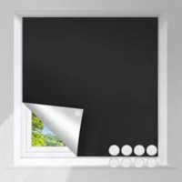 Persiana magnética opaca, no requiere perforación, tejido opaco con aislamiento térmico, apta para ventanas de techo, portátil, 145/200.