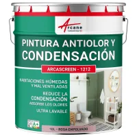 Pintura anticondensación y antimoho para paredes húmedas arcascreen - 1212 - 10 l rosa empolvado - ral 010 70 15 - arcane industries