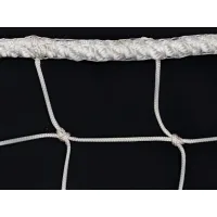 Red perimetral de 100&nbsp;mm - conforme a la norma anticaídas - barandilla; blanca de 2&nbsp;m x 10&nbsp;m