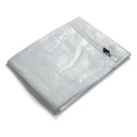 Lona impermeable leno 140 g/m² blanca / transparente 3 x 5 m